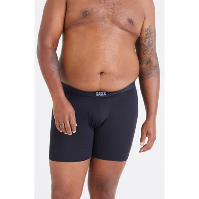 Saxx Assorted 3-pack Ultra Relaxed Fit Performance Boxer Briefs In Black
