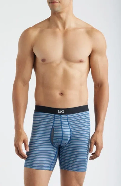 Saxx Assorted 3-pack Daytripper Comfort Stretch Boxer Briefs In Blue