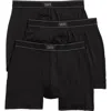 Saxx Assorted 3-pack Daytripper Comfort Stretch Boxer Briefs In Black