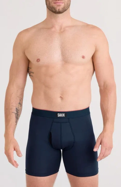 Saxx Assorted 3-pack Daytripper Comfort Stretch Boxer Briefs In Blue