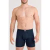 Saxx Assorted 3-pack Daytripper Comfort Stretch Boxer Briefs In Blue