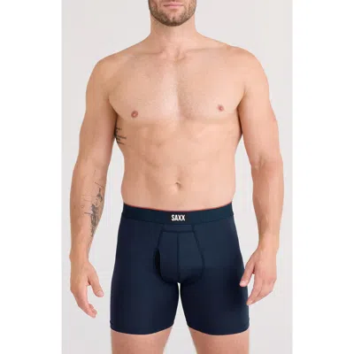 Saxx Assorted 3-pack Daytripper Comfort Stretch Boxer Briefs In Blue