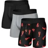 Saxx Assorted 3-pack Undercover Boxer Briefs In Multi
