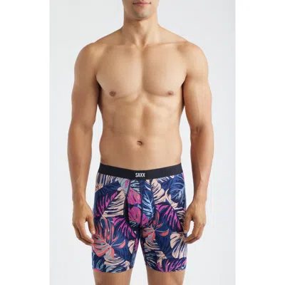 Saxx Assorted 3-pack Vibe Xtra Super Soft Boxer Briefs In Purple