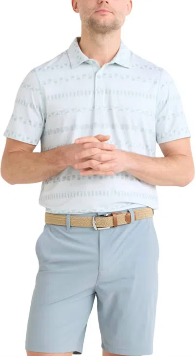 Saxx Caddie Golf Short 8in In Silver Pine In Multi