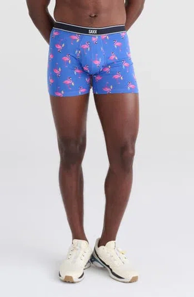 Saxx Daytripper 2-pack Boxer Briefs In Flocktail Hour/black