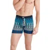Saxx Daytripper Boxer Briefs In Frequency Stripe- Teal