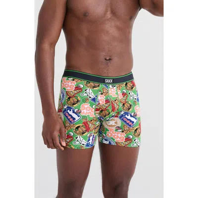 Saxx Daytripper Boxer Briefs In Gopher It- Outfield Green