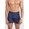 Saxx Daytripper Boxer Briefs In Ikat Chevron-deep Navy