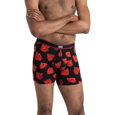 Saxx Daytripper Comfort Stretch Boxer Briefs In Red