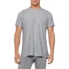 Saxx Drop Temp Cool Mesh Crew T-shirt In Mid Grey Heather In Multi