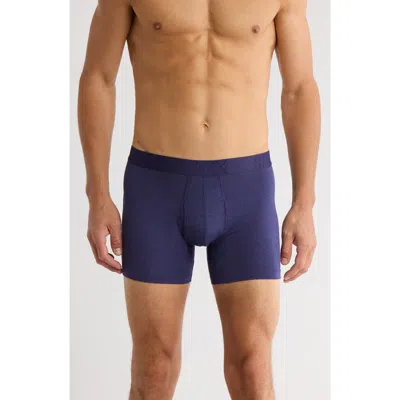 Saxx Droptemp™ Cooling Cotton Boxer Briefs In Blue