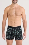 Saxx Droptemp™ Cooling Cotton Boxer Briefs In Black