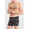 Saxx Droptemp™ Cooling Cotton Boxer Briefs In Gamers Paradise-black