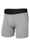Saxx Droptemp™ Cooling Cotton Boxer Briefs In Gray