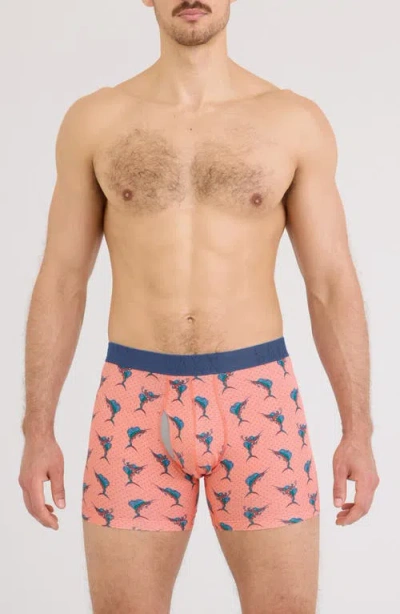 Saxx Droptemp™ Cooling Cotton Boxer Briefs In Multi