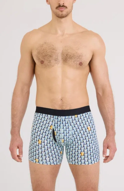 Saxx Droptemp™ Cooling Cotton Boxer Briefs In Multi