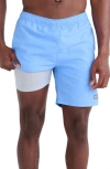 SAXX GO COASTAL 2N1 7-INCH SWIM SHORTS