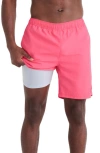 SAXX GO COASTAL 2N1 7-INCH SWIM SHORTS