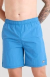 Saxx Go Coastal 2n1 7-inch Swim Shorts In Lake Blue