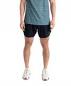 Saxx Hightail 2n1 Running Short With Liner In Black In Black