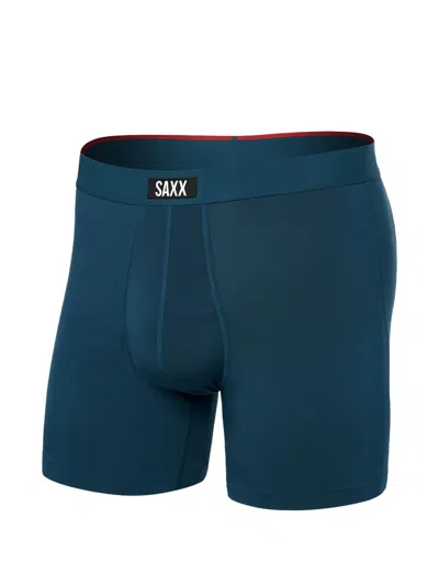 Saxx Logo-detail Briefs In Blue