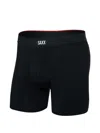 Saxx Logo-waistband Boxer Briefs In Blue