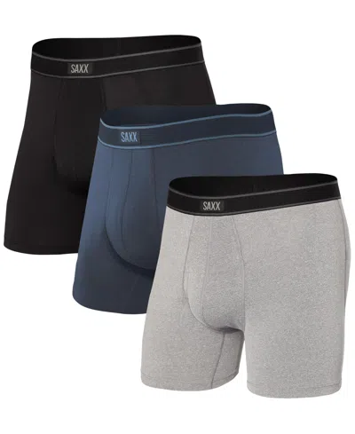 SAXX MEN'S 3-PACK DAYTRIPPER RELAXED FIT BOXER BRIEFS