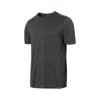 Saxx Men's All Day Aerator Tee In Faded Black Heather In Black