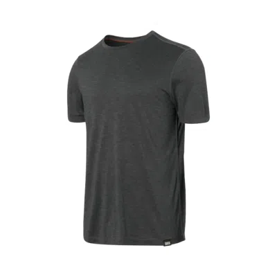 Saxx Men's All Day Aerator Tee In Faded Black Heather