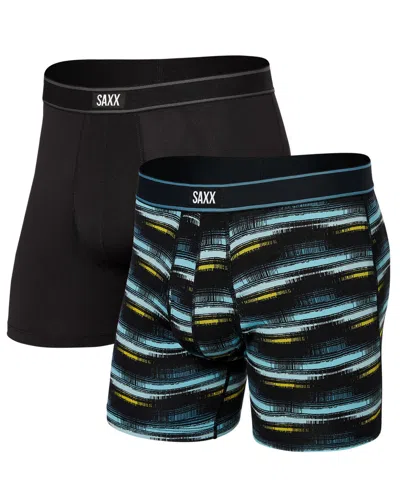 Saxx Men's Daytripper Boxer Briefs, 2-pack In Black