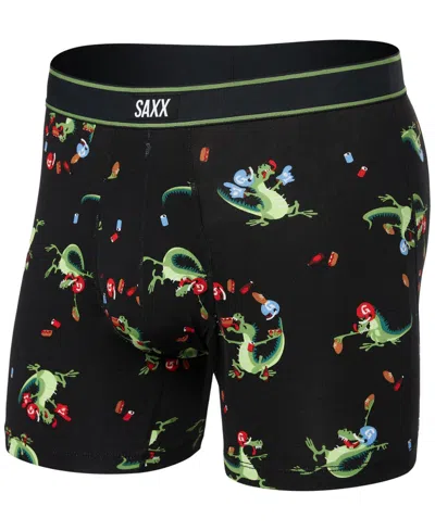 Saxx Men's Daytripper Moisture-wicking Printed Boxer Briefs In Tailgators