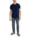 Saxx Men's Droptemp Cooling Relaxed Fit Sleep Pants In Blue
