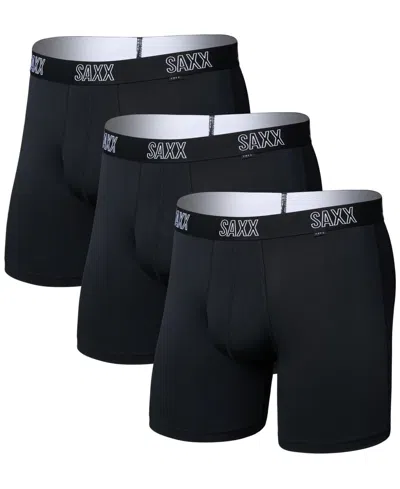 Saxx 3-pack Boxer Briefs In Red