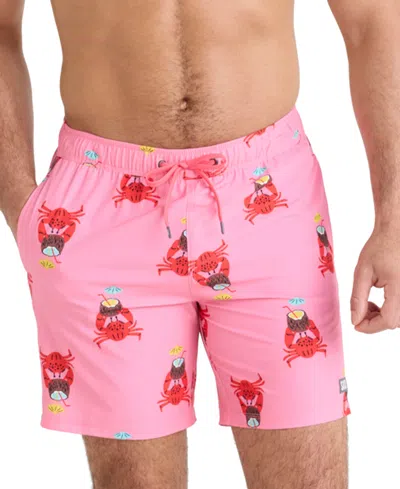 Saxx Men's Oh Buoy 2 In 1 7" Stretch Swim Short In Crab Cocktail