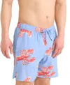 Saxx Men's Oh Buoy 2 In 1 7" Stretch Swim Short In Lobster Boil