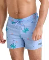 Saxx Oh Buoy 2-in-1 Volley 5-inch Swim Trunks In Blue