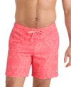 Saxx Oh Buoy 2n1 7-inch Swim Shorts In Pineapple Brocade