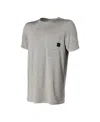 Saxx Men's Sleepwalker Short Sleeves Pocket T-shirt In Dark Gray Heather