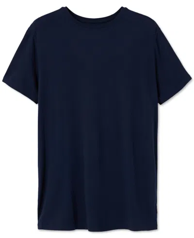 Saxx Men's Snooze Relaxed-fit Heathered Sleep T-shirt In Maritime