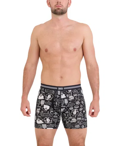 Saxx Men's Soft Comfort Boxer Brief In Blue