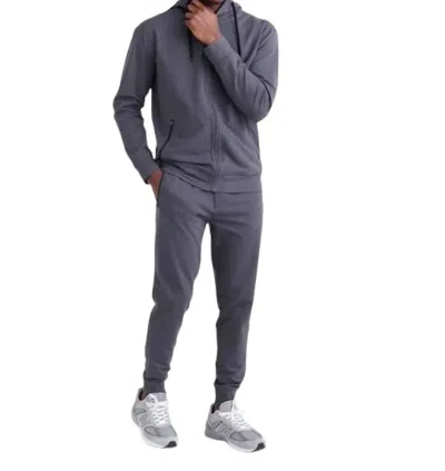 Saxx Men's Trailzer Full Zip Hoodie In Graphite In Pink
