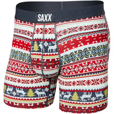 Saxx Men's Ultra Super Soft Boxer Brief In Sweater Weather In Multi