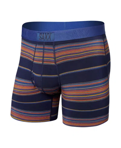 Saxx Men's Ultra Super Soft Relaxed Fit Boxer Briefs In Horizon Stripe