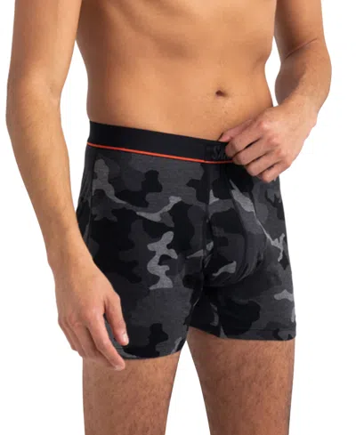 Saxx Men's Ultra Super Soft Relaxed-fit Moisture-wicking Printed Boxer Briefs