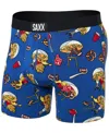 Saxx Men's Ultra Super Soft Relaxed-fit Moisture-wicking Printed Boxer Briefs In Souper Bow