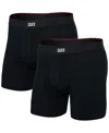 Saxx Men's Vibe Xtra 2-pk. Boxer Briefs In Black