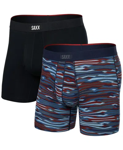 Saxx Men's Vibe Xtra 2-pk. Boxer Briefs In Rough Terr