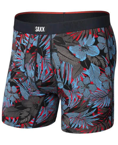 Saxx Men's Vibe Xtra No-rideup Leg Boxer Brief In Black
