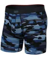 Saxx Men's Vibe Xtra Slim-fit Printed Boxer Briefs In Blue